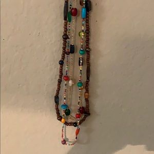 Colorful beaded necklace.